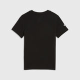 Scuderia Ferrari F1 x Puma Kinder-T-Shirt mit großem Wappen – Schwarz