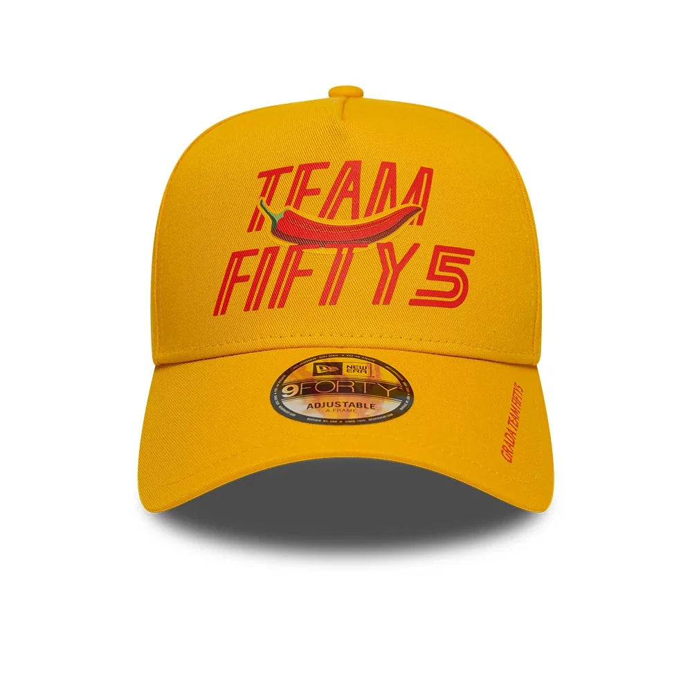 Carlos Sainz TEAMFIFTY5 New Era 9FORTY Cap – Gelb
