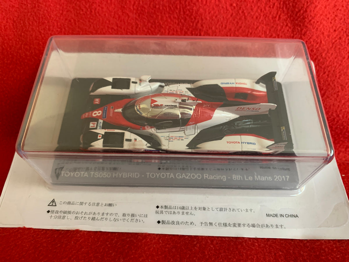 Modell Toyota TS050 Hybrid Le Mans 2017 im Maßstab 1:43
