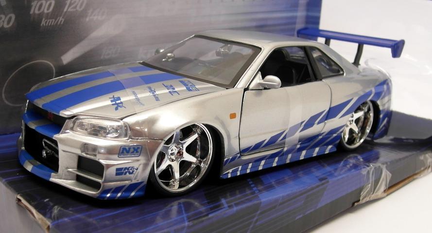 Modell Fast & Furious Nissan Skyline R34 2002