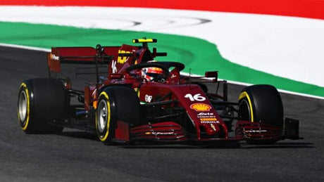 Modell Scuderia Ferrari Bburago #16 Leclerc, GP der Toskana 1000TH 2020