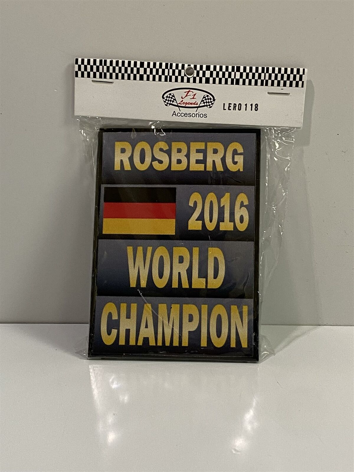 Pitboard N. Rosberg Weltmeister 2016