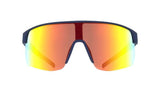Red Bull Spect DAKOTA Sonnenbrille blau mit orangem Glas