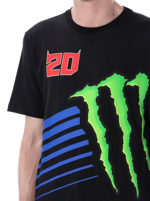 Fabio Quartararo Monster Energy Logo T-shirt black