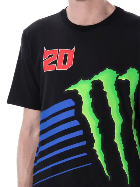 Fabio Quartararo Monster Energy Logo T-shirt black
