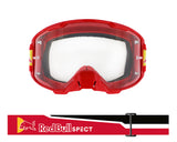 Red Bull Spect Motocrossbrille STRIVE rot mit klarem Glas