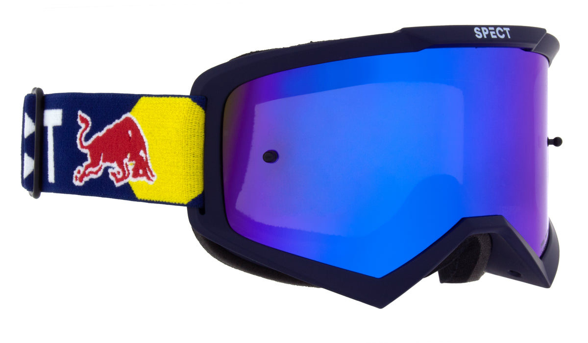 Red Bull Spect Motocrossbrille EVAN dunkelblau mit blauem Glas