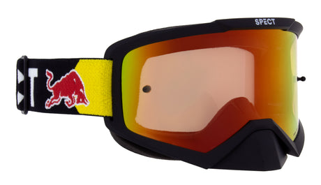 Red Bull Spect Motocrossbrille EVAN schwarz mit rot-gelbem Glas