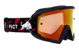 Red Bull Spect Motocrossbrille WHIP schwarz mit rot-gelbem Glas