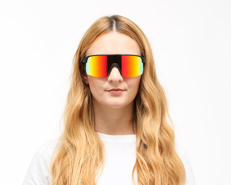 Red Bull Spect Sonnenbrille DAKOTA schwarz mit orangefarbenem Glas