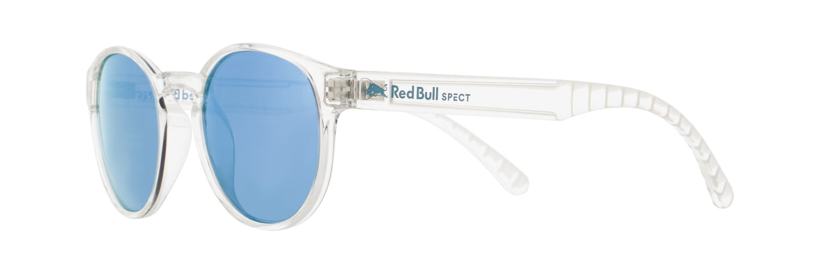 Red Bull Spect Sonnenbrille EDEN transparent mit blauen Gläsern