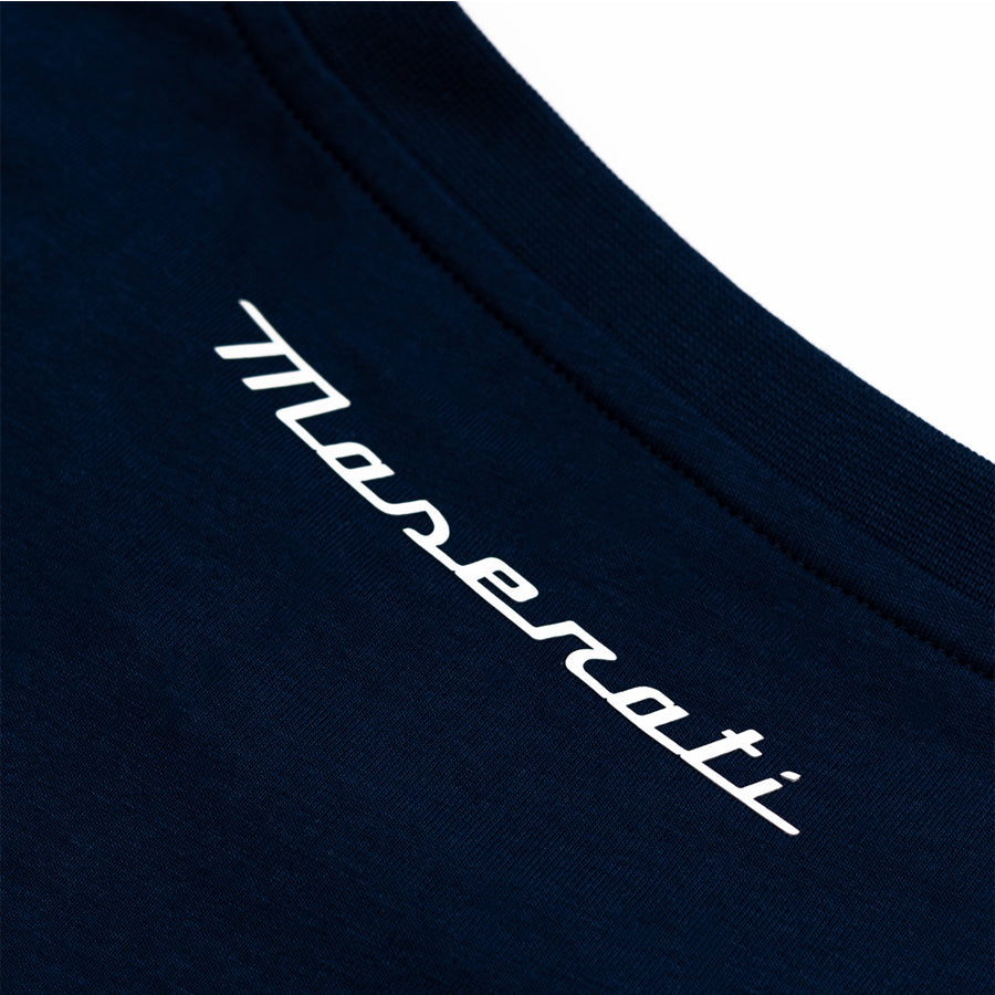 Maserati men's T-shirt with small trident logo
