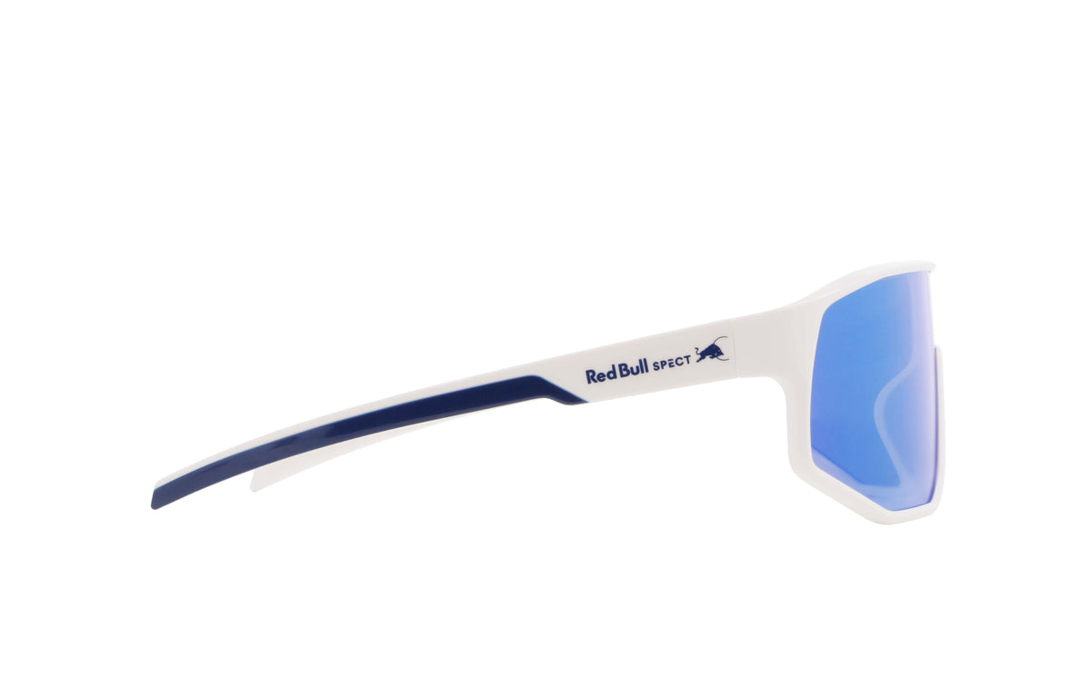 Red Bull Spect Sonnenbrille DASH weiß mit blauem Glas
