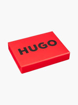 HUGO Kartenetui aus Leder – Visa Cash App RB schwarz