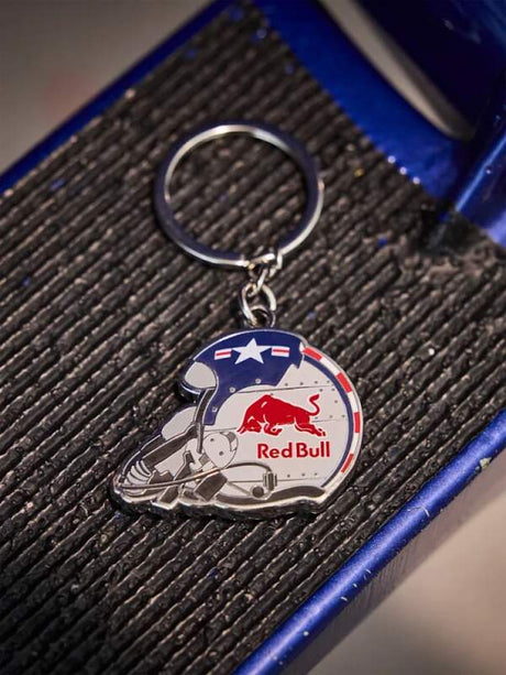 Red Bull The Flying Bulls keyring with helmet motif II