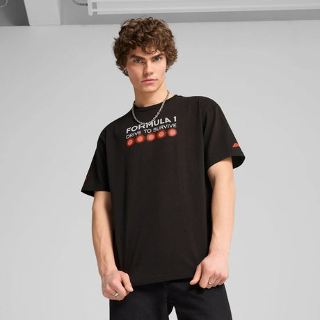 Puma F1 Drive to Survive Oversized T-Shirt – Schwarz