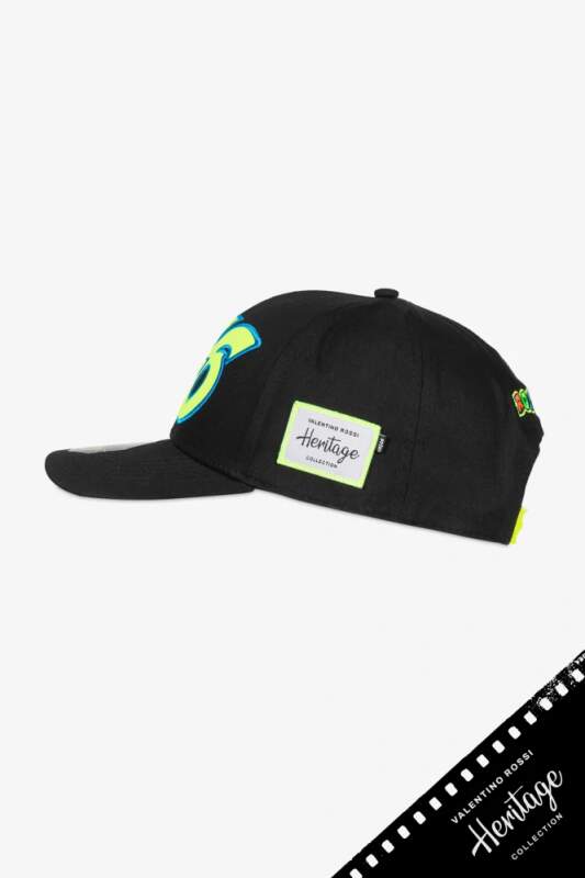 VR46 Valentino Rossi cap - Heritage black