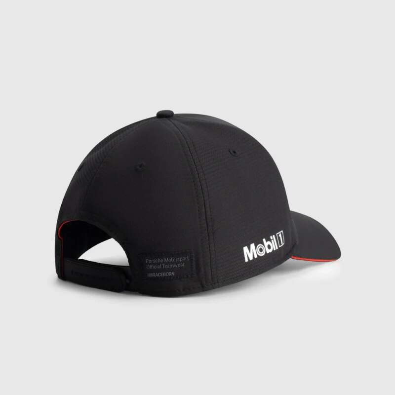 Porsche Motorsport Team Cap mit Sponsorenlogos schwarz