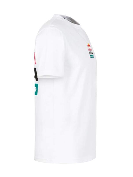 Red Bull Bora Hansgrohe Fan-T-Shirt weiß mit Logo