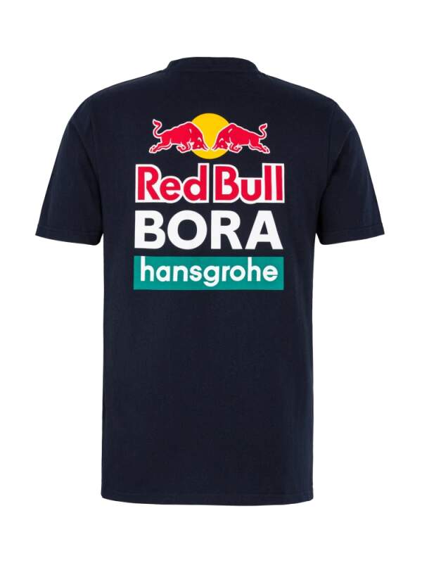 Red Bull Bora Hansgrohe Fan-T-Shirt dunkelblau mit Logo