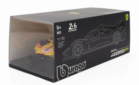 Modell Bburago Ferrari 499P Nr. 83 Le Mans 2024 im Maßstab 1:18, AF Corse – Deluxe Edition