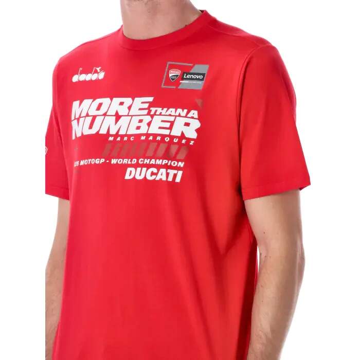 Marc Marquez Team-T-Shirt - Ducati Corse - Weltmeister-T-Shirt #1