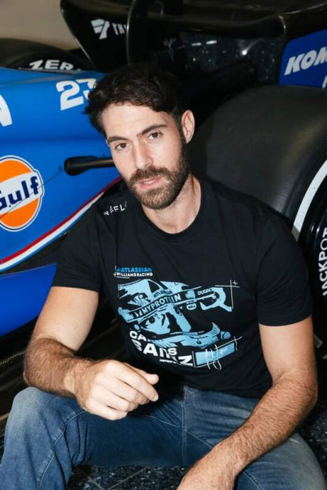 Carlos Sainz Fan-T-Shirt - Williams Racing F1 dunkelblau