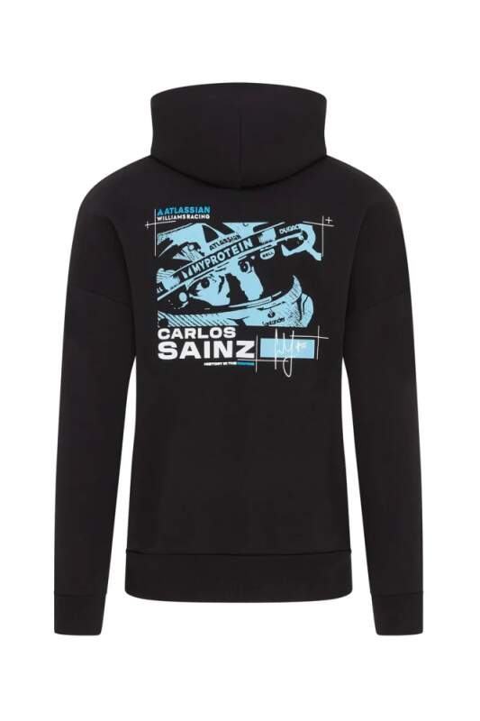 Carlos Sainz Fan-Hoodie - Williams Racing F1 dunkelblau