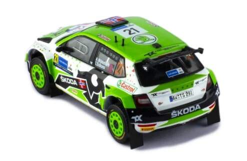 IXO Modell Škoda Fabia Rally2 EVO #21 A. Mikkelsen - T. Eriksen Rally Estonia 2022