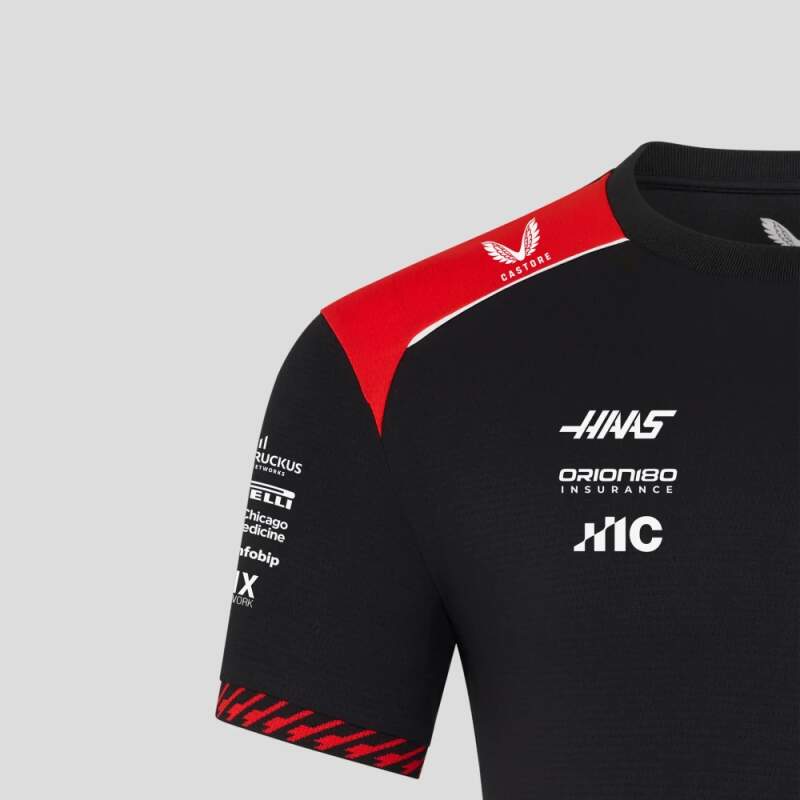 Haas F1 Team T-Shirt mit Sponsorenlogos - Team Edition