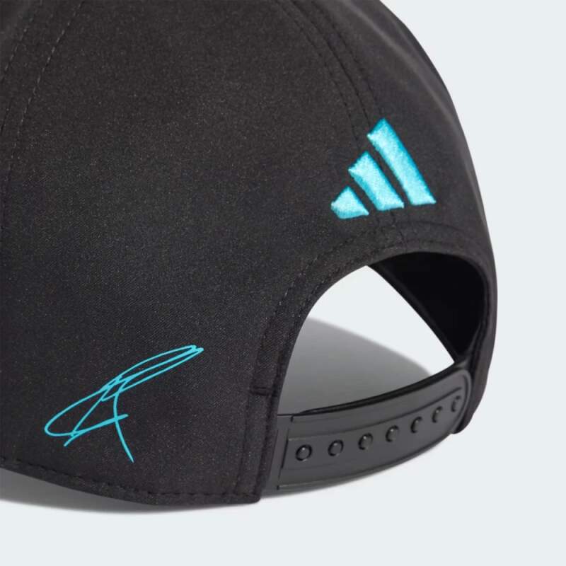 Black George Russell Mercedes AMG Petronas F1 x Adidas cap - team edition