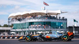 Modell McLaren F1 MCL39 BBurago #4 Lando Norris Silverstone 2025 im Maßstab 1:43 - Signature