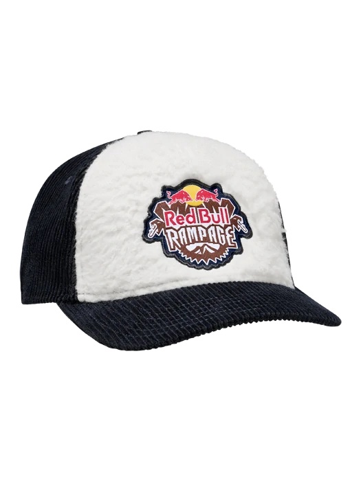 Red Bull Rampage FLEECE Cap – Creme/Marineblau