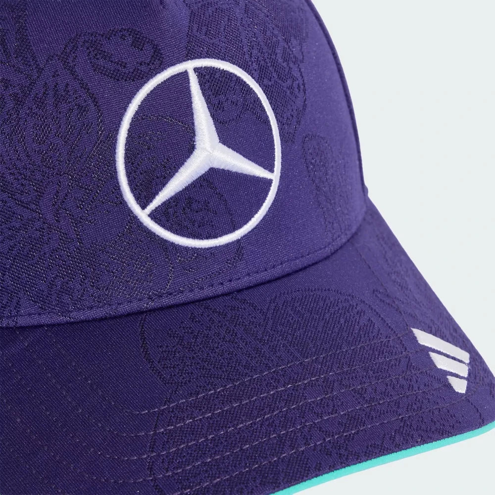 Mercedes-AMG PETRONAS F1 x Adidas Cap – Lila, Singapore 2026 Edition