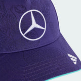 Mercedes-AMG PETRONAS F1 x Adidas Cap – Lila, Singapore 2026 Edition