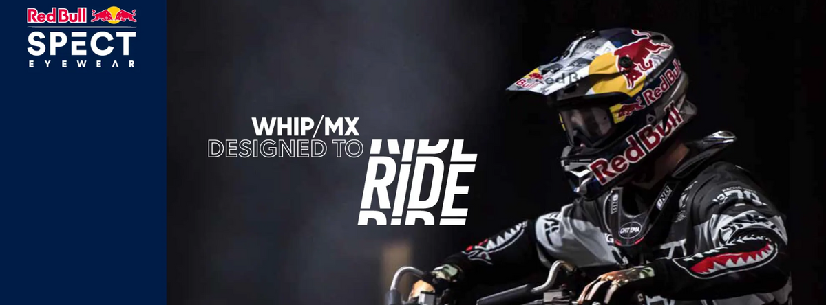 Red Bull Spect Motocrossbrille WHIP rot mit orangefarbenem Glas