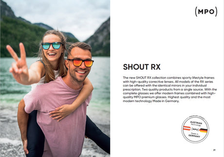 Red Bull Spect Sonnenbrille COBY grau mit orangefarbenen Gläsern
