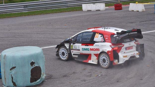 IXO Toyota Yaris WRC #33 Modell im Maßstab 1:43 – Rally Monza 2021, Evans/Martin