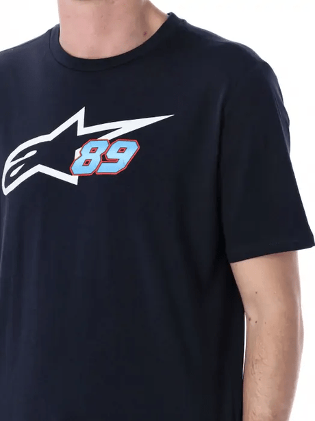 Jorge Martín T-shirt – Alpinestars navy