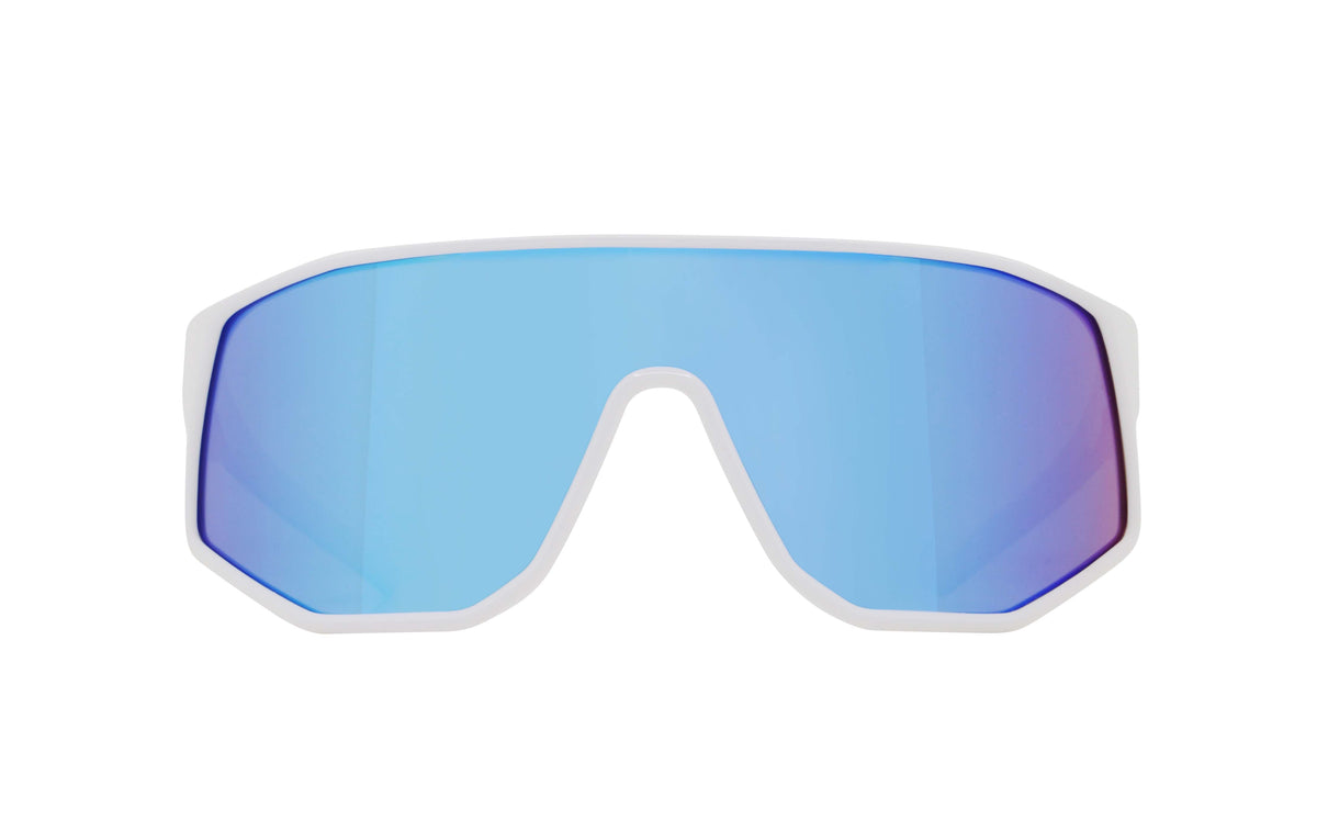 Red Bull Spect Sonnenbrille DASH weiß mit blauem Glas
