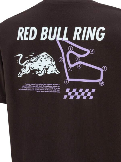Red Bull Ring Fan-T-Shirt CIRCUIT schwarz mit RRI-Motiv