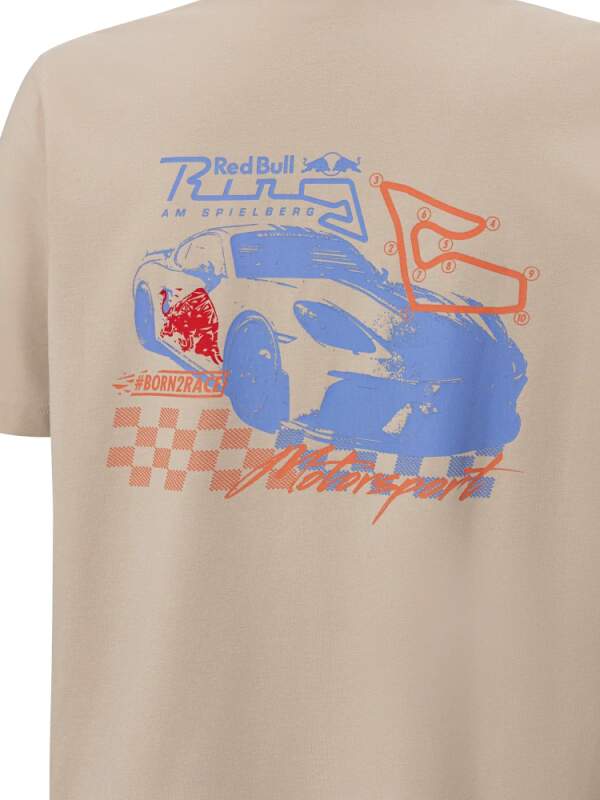 Red Bull Ring Freizeit-T-Shirt RACE mit Porsche-Motiv