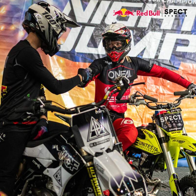 Red Bull Spect EVAN motocross goggles white with clear lens
