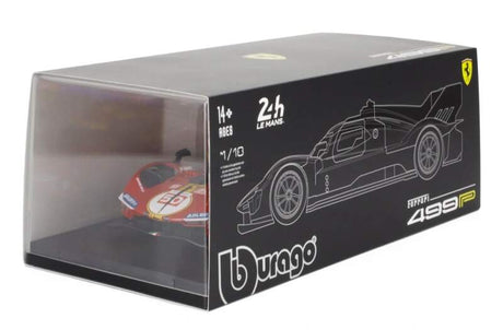 Modell Bburago Ferrari 499P Nr. 50, Sieger Le Mans 2024, im Maßstab 1:18 – Deluxe Edition