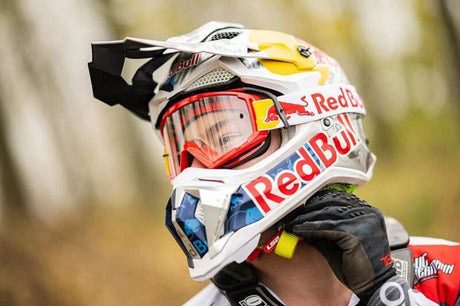 Red Bull Spect Motocrossbrille STRIVE orange mit klarem Glas