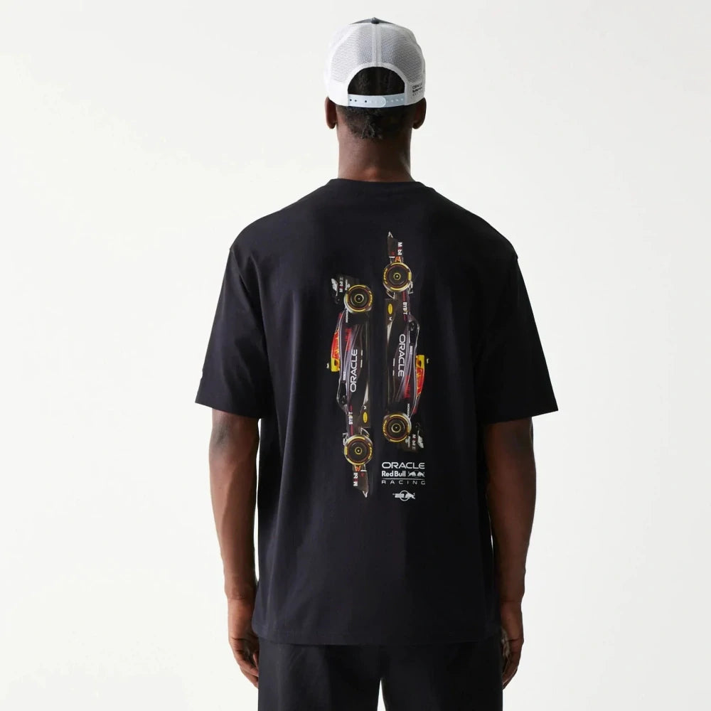 Oracle Red Bull Racing New Era Oversized Graphic T-Shirt – Navy