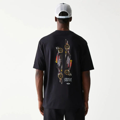 Oracle Red Bull Racing New Era Oversized Grafik-T-Shirt – Marineblau