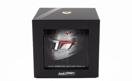 LookSmart Lewis Hamilton Helmmodell im Maßstab 1:5 – Las Vegas GP 2025