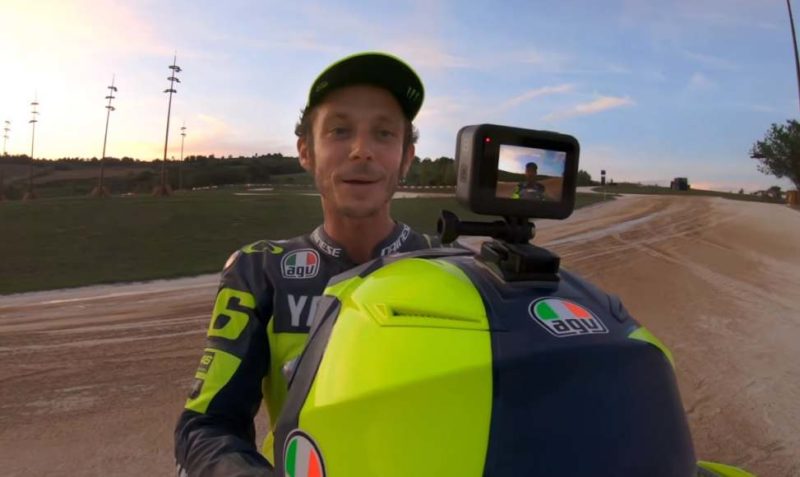 VR46 Valentino Rossi GoPro Cap – Black, Flat Peak