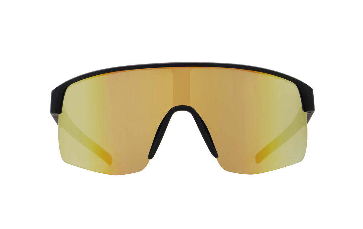Red Bull Spect Sonnenbrille DAKOTA schwarz mit blau-gelbem Glas